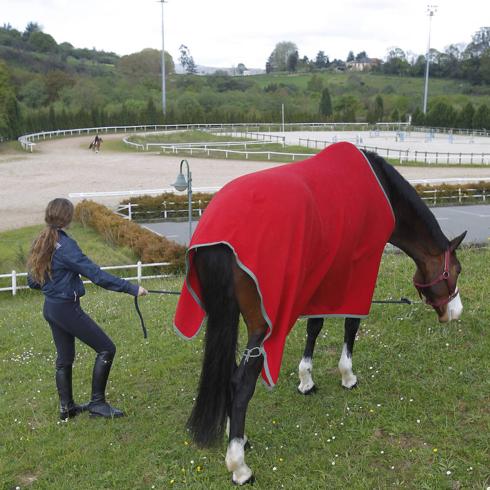 Las pistas del hípico, hoy ua cerradas al público.