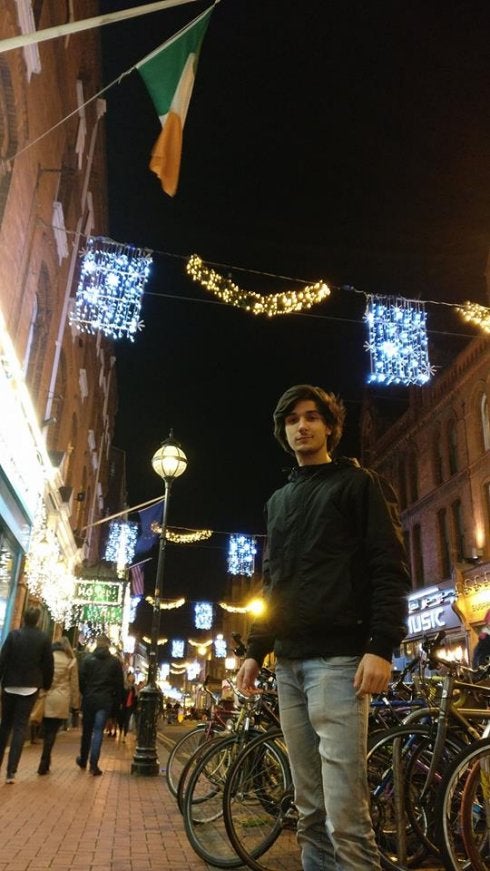 Gonzalo Menéndez Borge, que vive en Cork, acaba de llegar a Dublín.
