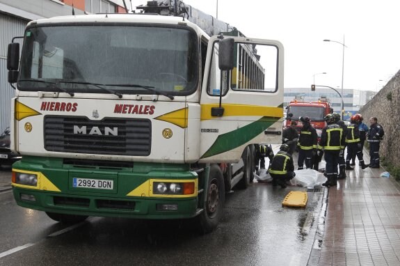 Atropello mortal en abril de 2016 en la avenida de Los Campones. 