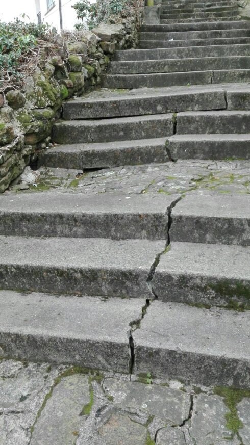 Estado de la escalera. :: E. C.