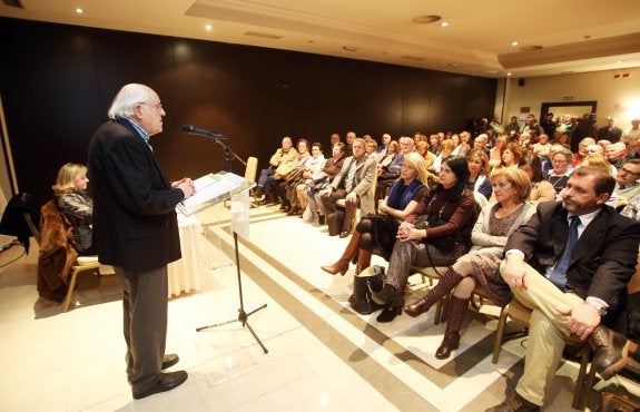 José Luis Galán, durante su conferencia en el Hotel Exe. 