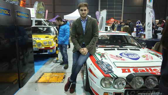Ángel Paniceres, en el Salón del Automóvil de Competición, celebrado este fin de semana en el Recinto Ferial Luis Adaro. 