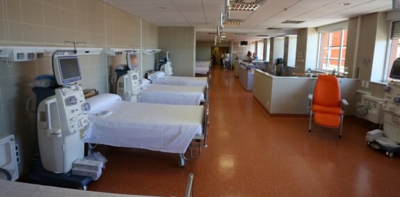Nueva unidad de diálisis del Hospital de Jove. 