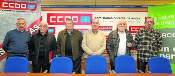 Juan Aragón, Honorio Gómez Álvarez, José Luis López, 'Medero', Germán González Rubín, Ladislao Estefanía, 'Lalis' y Ramón Simón Sánchez forman la nueva ejecutiva.