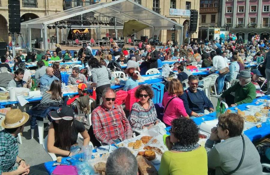 La Plaza de España, en la pasada edición de la Comida en la Calle