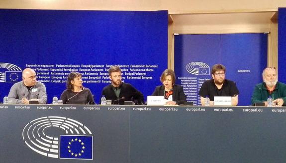 Ana Taboada durante su intervención en Bruselas. 