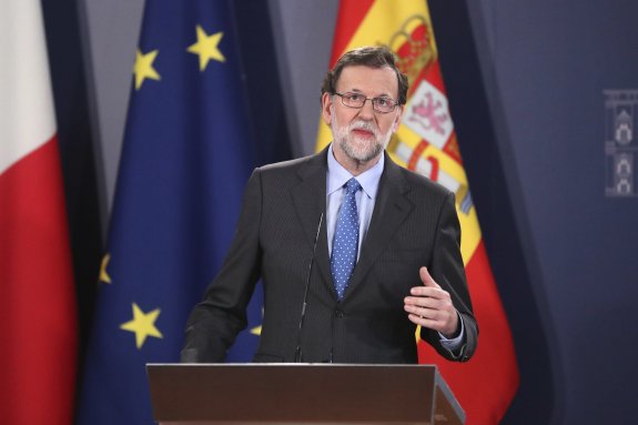 El presidente del Gobierno, Mariano Rajoy, ayer, en La Valeta (Malta). 