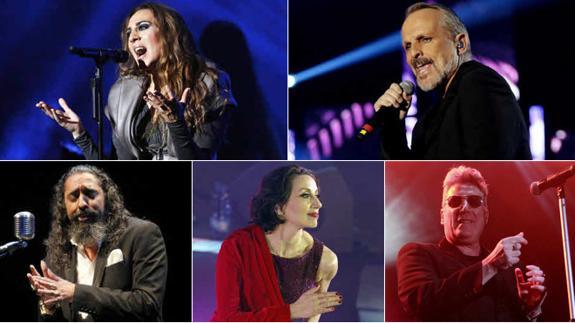 Bosé, Loquillo, Amaral, Dani Martín, Luz Casal... Todos en julio en El Molinón