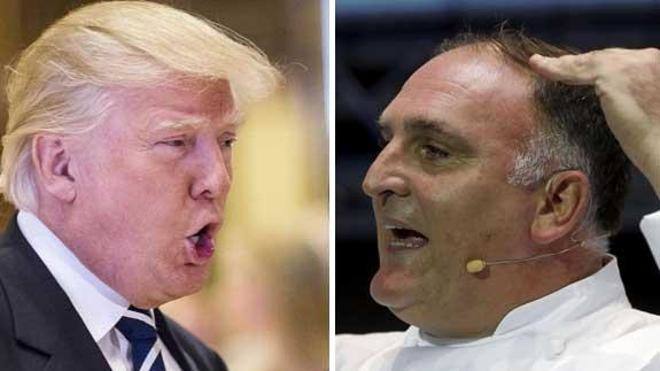 Trump y José Andrés sellan la paz y trabajarán juntos en programas benéficos