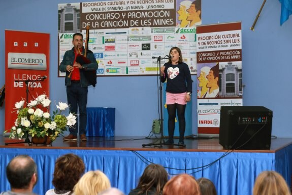 Laura Uría Boto, una de las intérpretes infantiles más aplaudidas en La Nueva. 