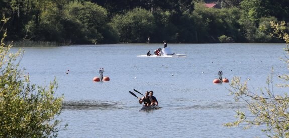 Los campeones olímpicos se entrenan en Trasona