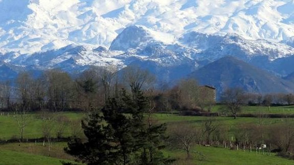 Nieve en los Picos de Europa. 