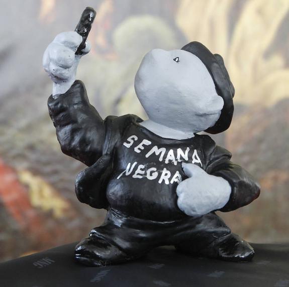 Rufo, uno de los símbolos de la Semana Negra. 