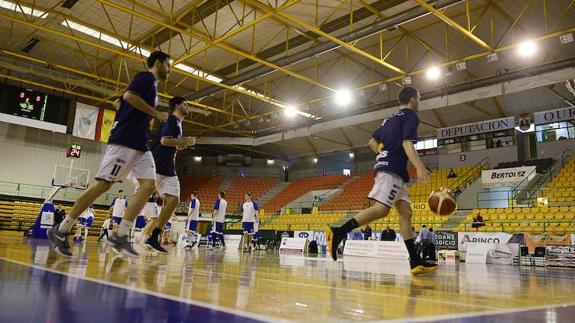 Entrenamiento previo del Unión Financiera en Ourense.