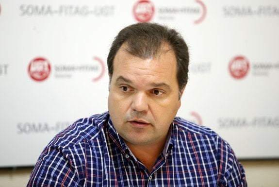 El secretario del SOMA, José Luis Alperi. 