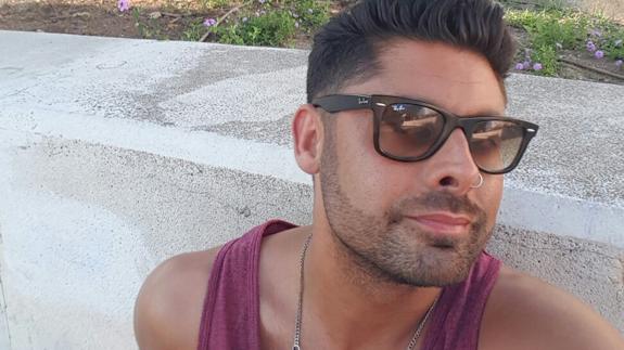 Javier Moros, 'Javo', en una imagen tomada en Ibiza, donde se encuentras tras permanecer desaparecido. 