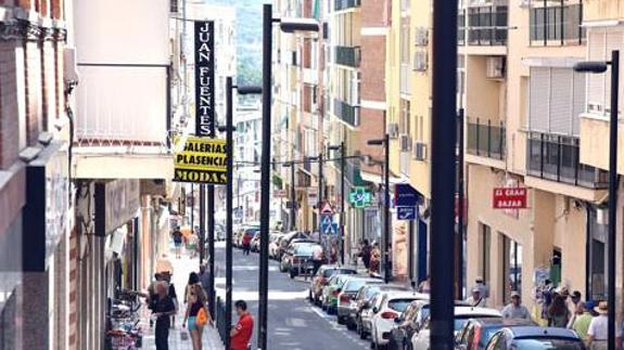 Calle en la que se produjo la agresión. 