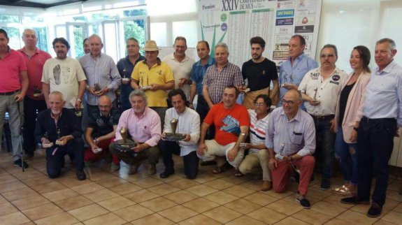 La entrega de trofeos puso el broche final en el Rías Baixas. 