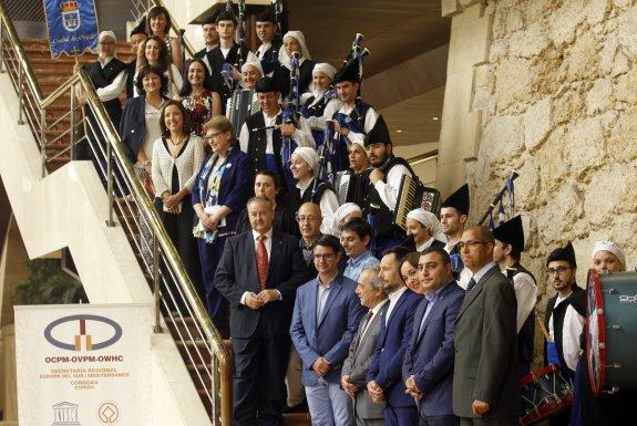 rRepresentantes de las ciudades Patrimonio Mundial de Europa del Sur y del Mediterráneo. 