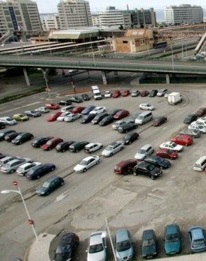 Zona que será vallada a partir del 27. / PAÑEDA