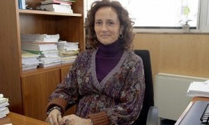 Aránzazu Fernández Gutiérrez, en su despacho del destacamento fiscal en Avilés. ::
ADRI QUINTANA