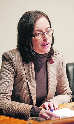 Paloma Menéndez, en su comparecencia. ::
MARIO ROJAS