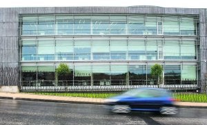 Un detalle de la sede de CSC de Avilés. ::
MARIETA