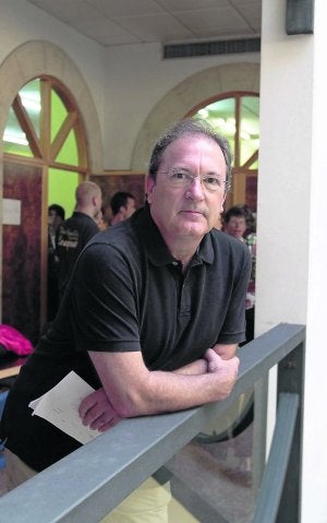 Rafael del Moral, en la Escuela de Hostelería. ::
JORGE PETEIRO