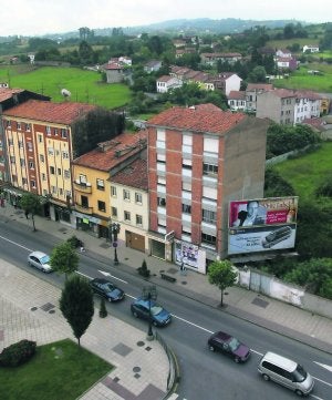 La zona de Mercadín, donde hay proyectadas más de 1.700 viviendas. ::                             MARIO ROJAS