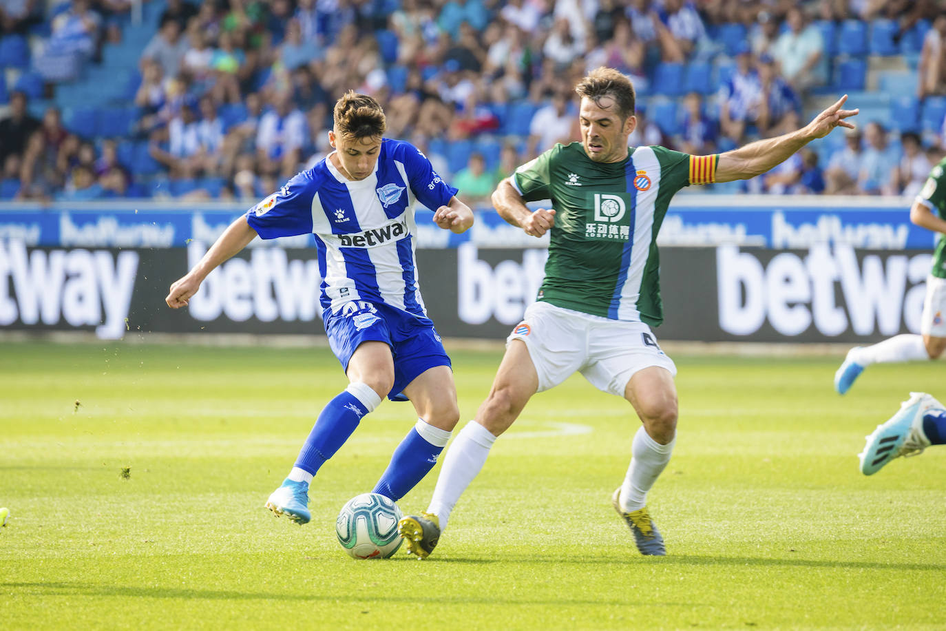 Las mejores fotos del encuentro de la segunda jornada de LaLiga disputado en el estadio de Mendizorroza