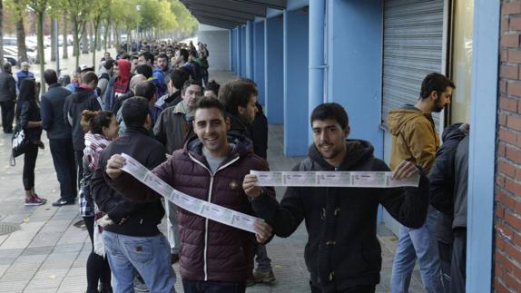 Los aficionados conocerán este viernes el resultado del sorteo de entradas.