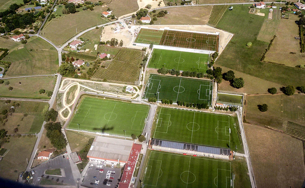 Vista aérea de las instalaciones de Lezama.