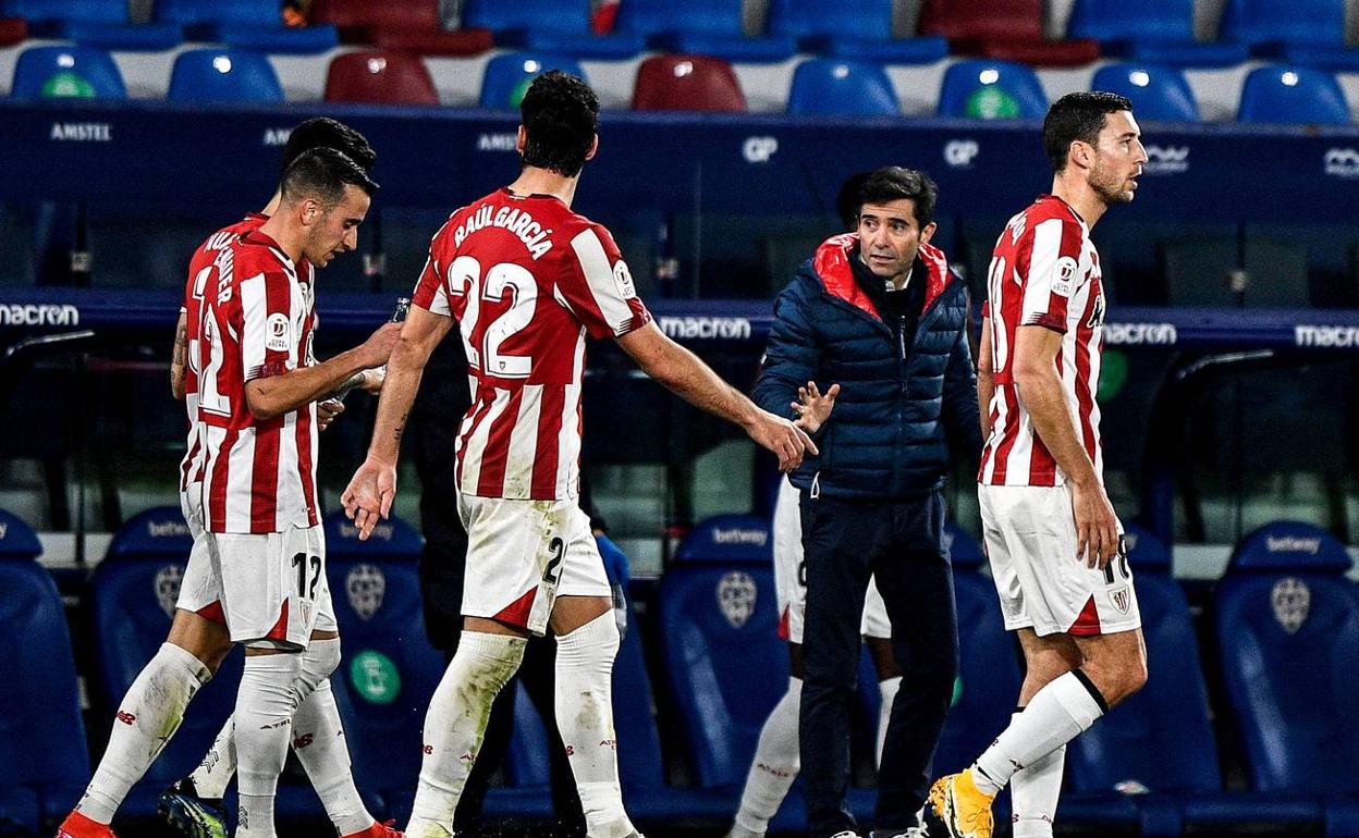 Marcelino: «La afición debe estar muy orgullosa de los jugadores»