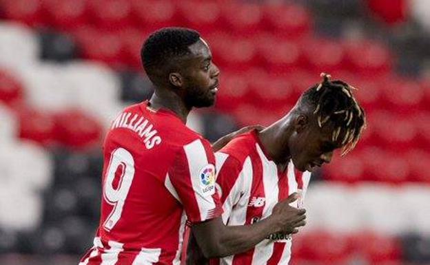 Iñaki Williams encadena ya 201 partidos en Liga, a uno de Larrañaga