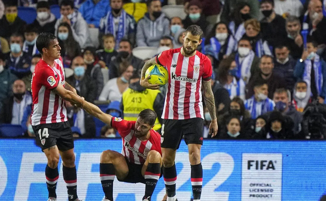 Athletic: Ante el Cádiz sin los centrales titulares... y con Yeray duda