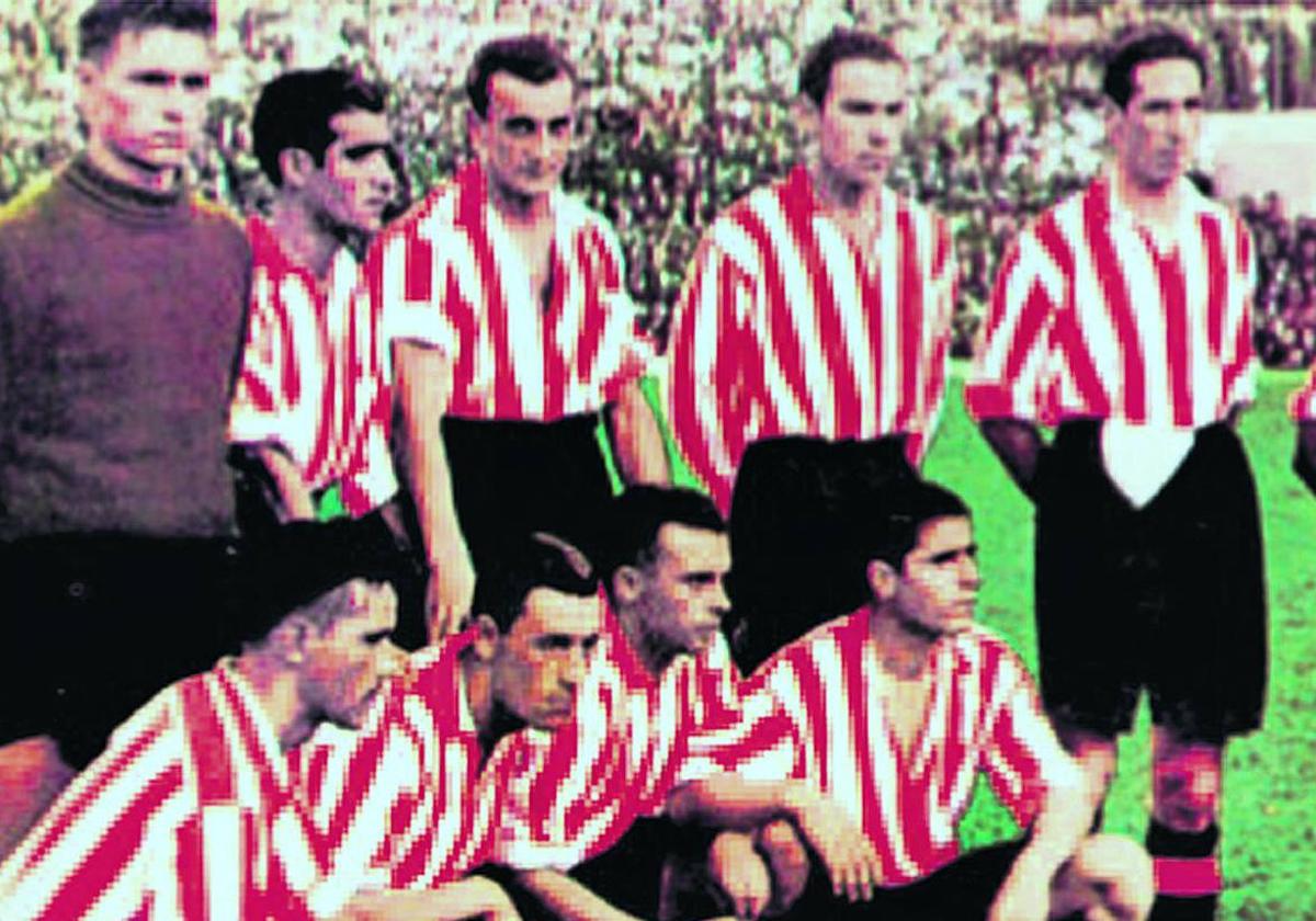 El Athletic, de rojiblanco en el Metropolitano más de 30 años después