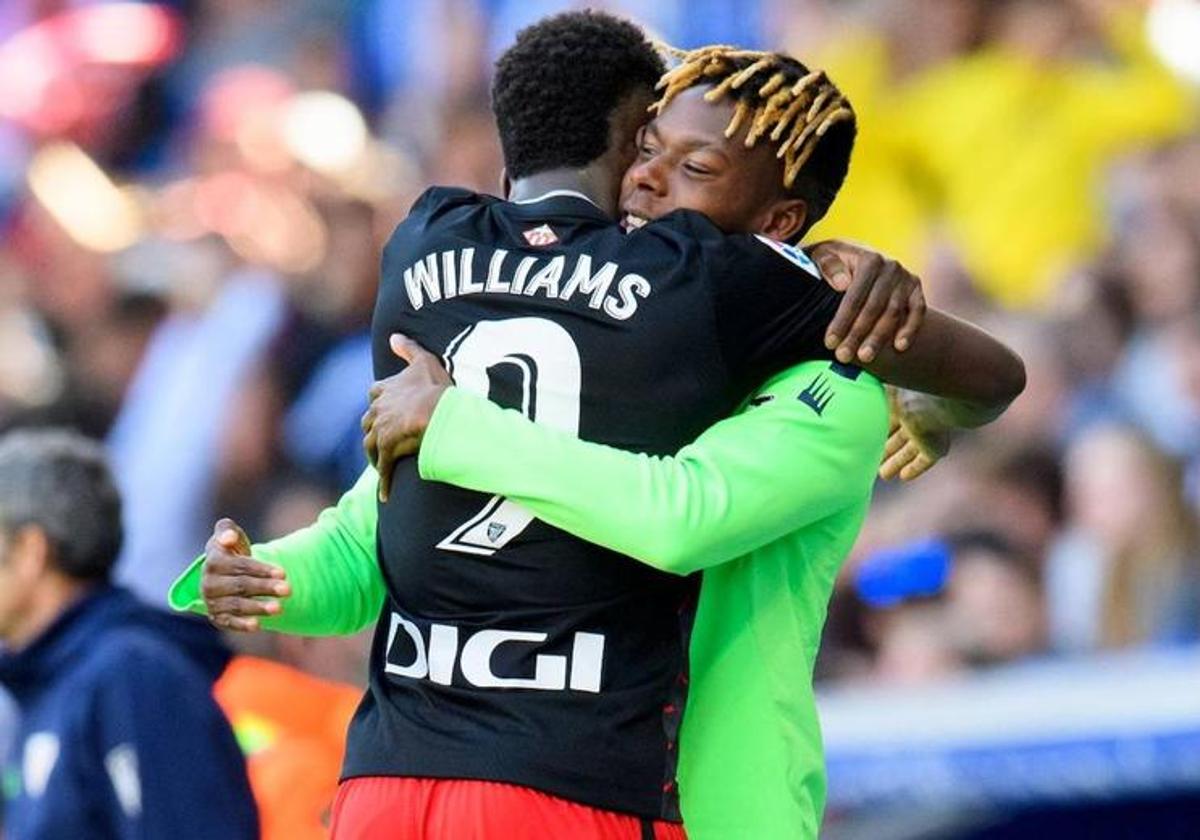 Las palabras de consuelo de Iñaki Williams a Nico tras las críticas en la semifinal de Copa