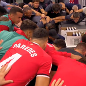 El padrenuestro del Athletic antes del partido contra el Real Madrid que se ha hecho viral