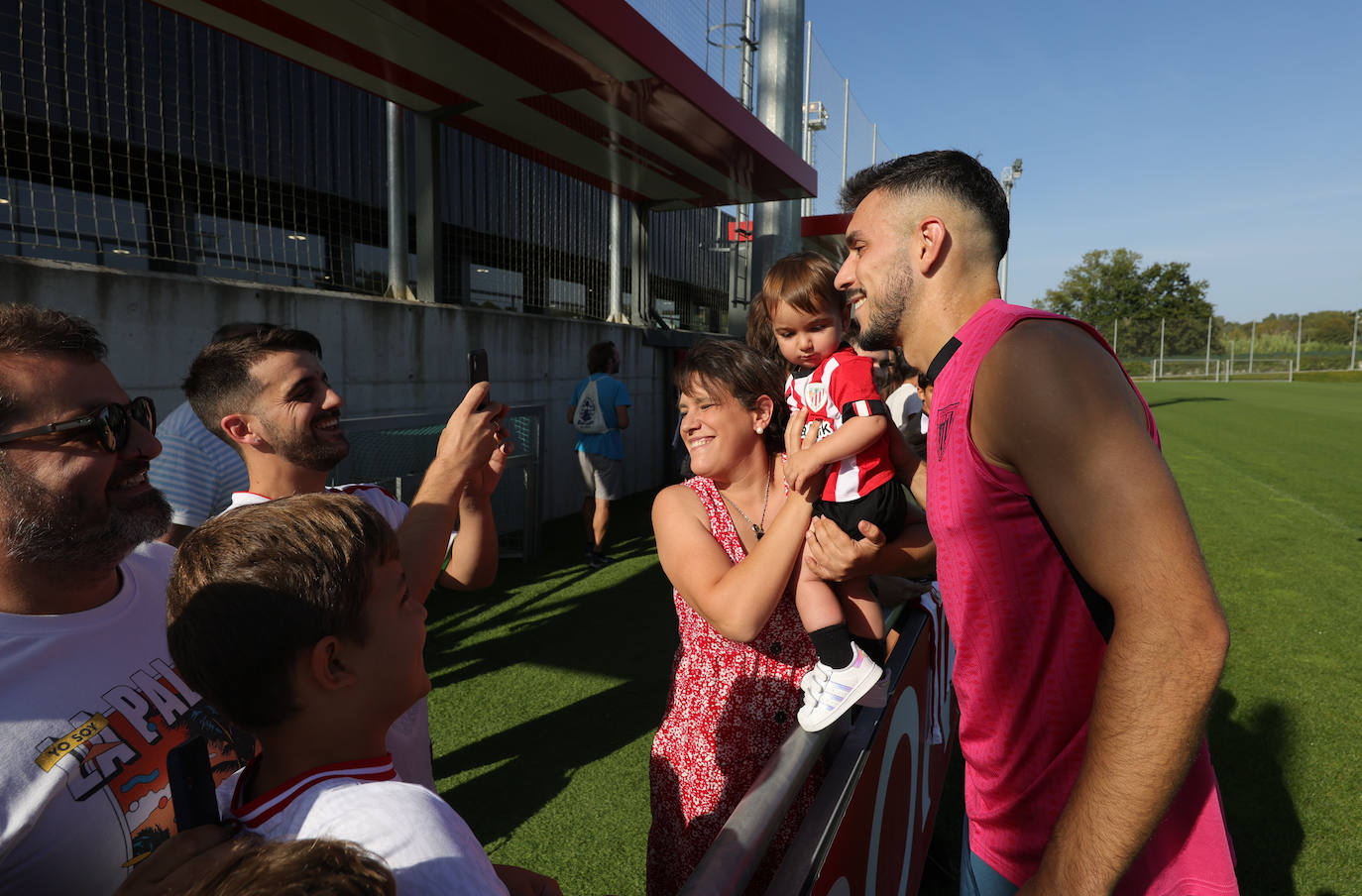 Entrenamiento a puerta abierta del Athletic