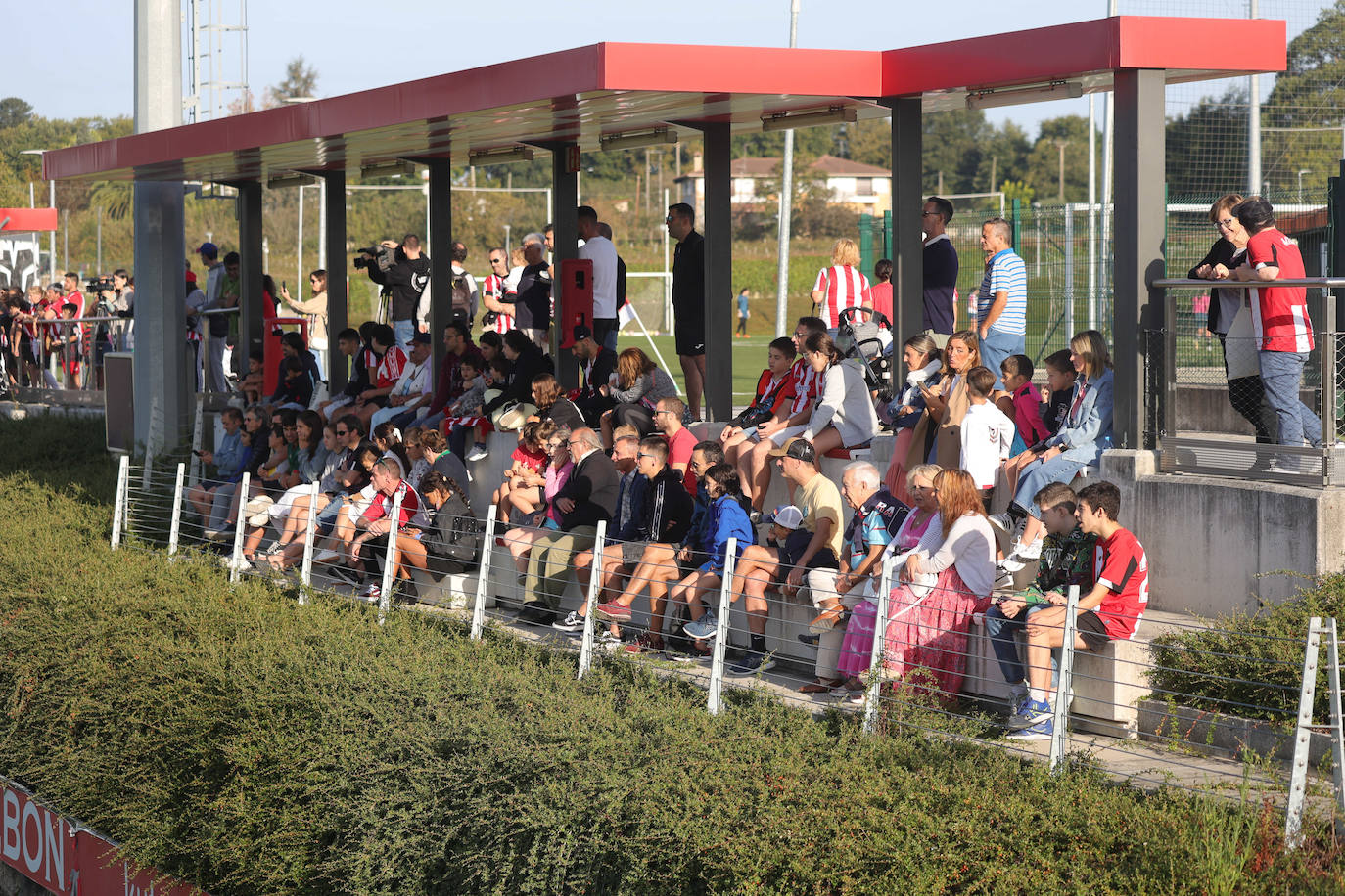 Entrenamiento a puerta abierta del Athletic