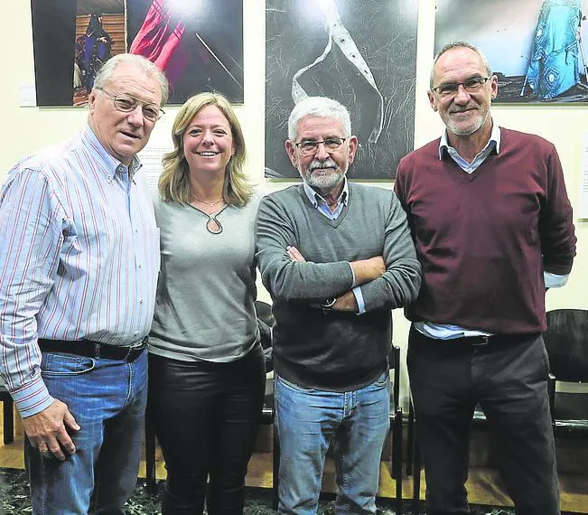Manolo Delgado Meco, Begoña Castaño, Iñaki Márquez y Tomás Ondarra. 