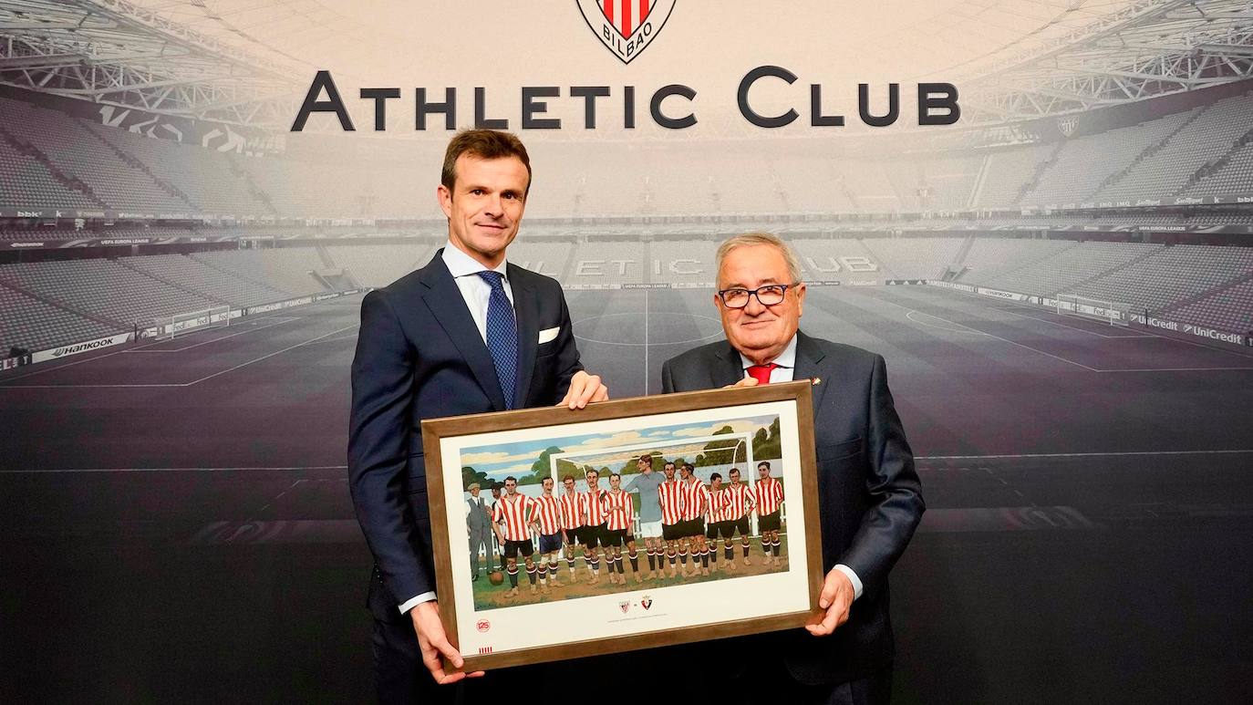 El Athletic hace partícipes del 125 aniversario a sus rivales 