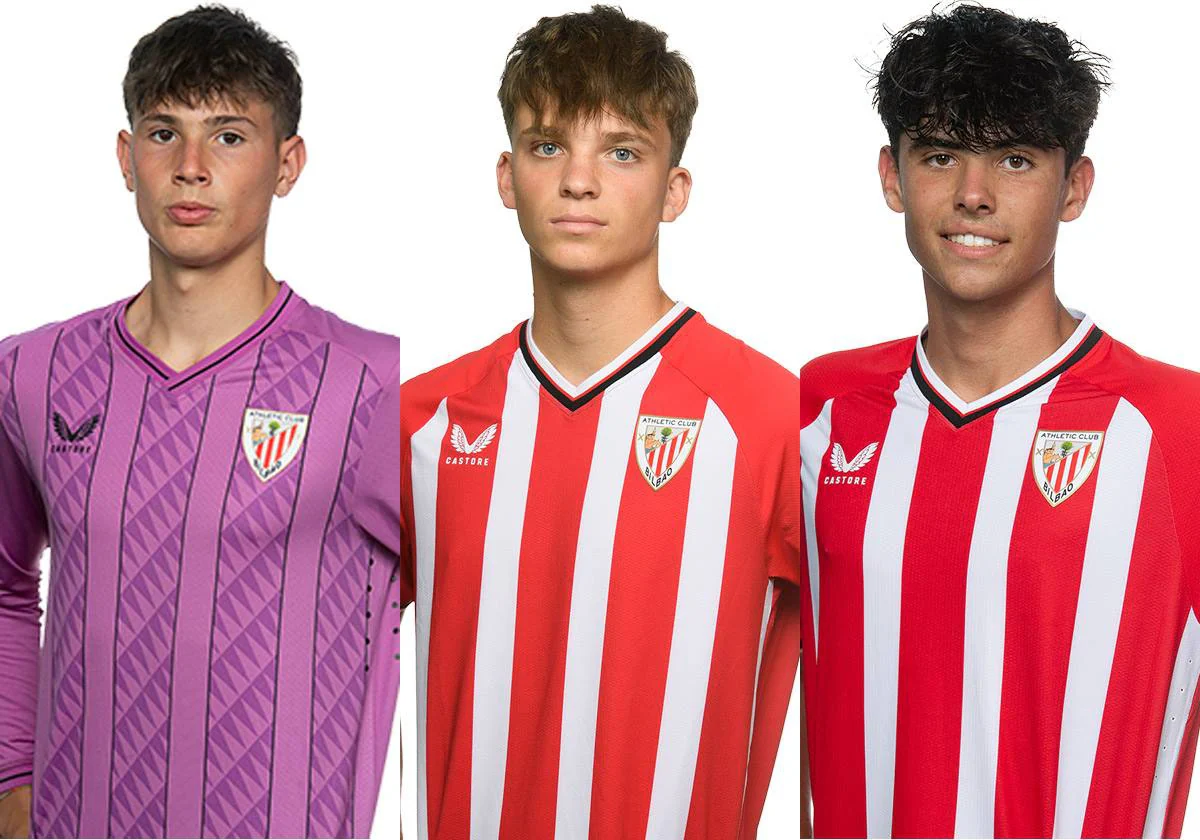 Simón García, Beñat García y Pablo Martínez han entrado en la última lista de la selección española sub-17.