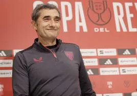 El entrenador del Athletic, Ernesto Valverde.