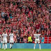 Jude Bellingham anotó su primer tanto como madridista en San Mamés.