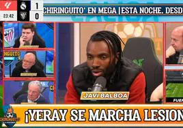 Críticas en 'El Chiringuito' a Vivian por su tardanza para sustituir a Yeray: «Valverde está flipando»