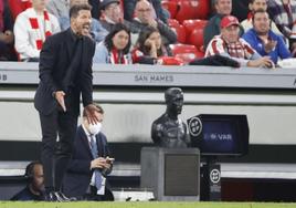 Simeone cree que las celebraciones por la Copa no afectarán al Athletic en la Liga