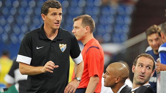 El técnico del Málaga Javi Gracia.