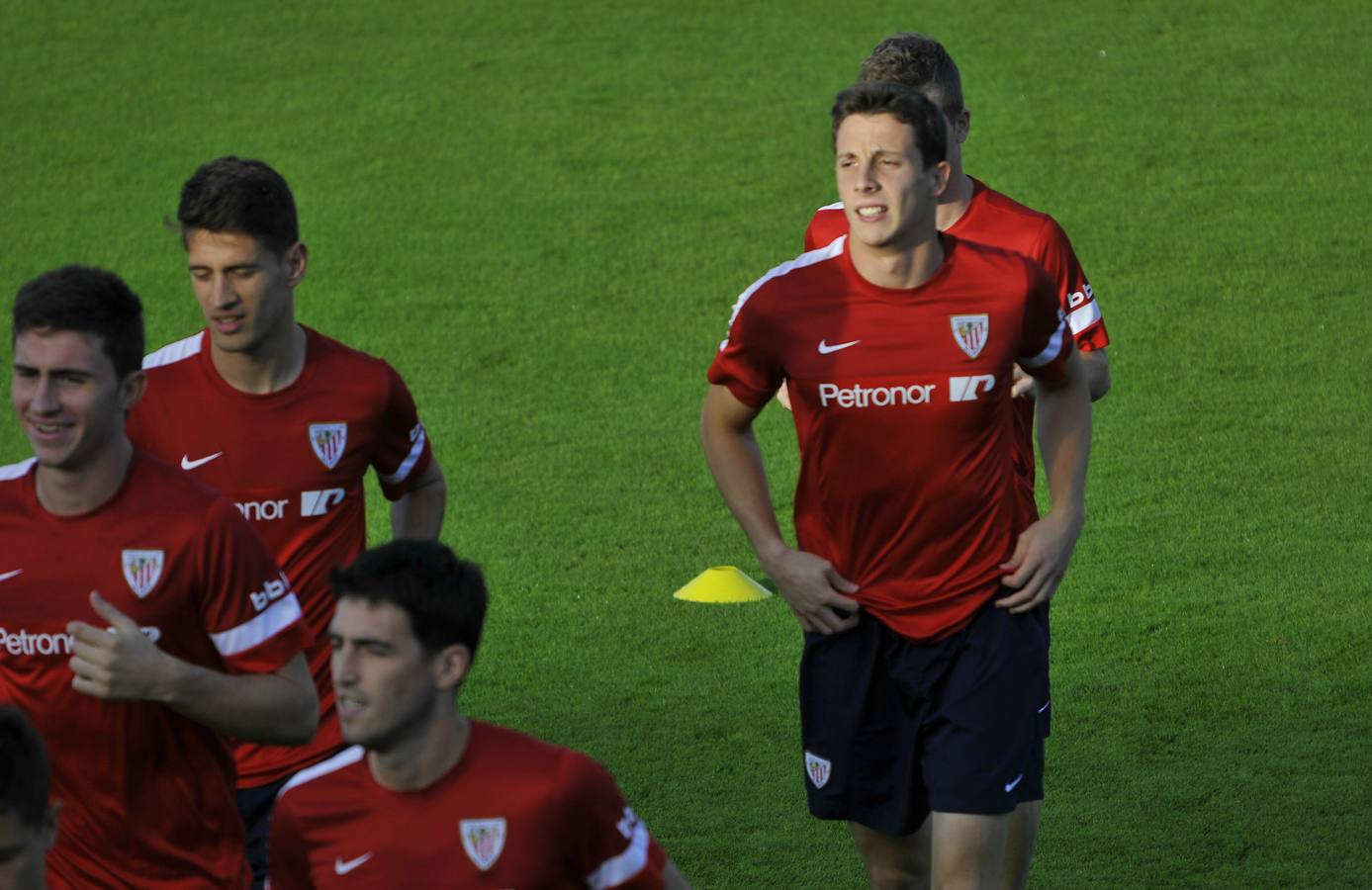 Guillermo durante un entrenamiento anterior. 