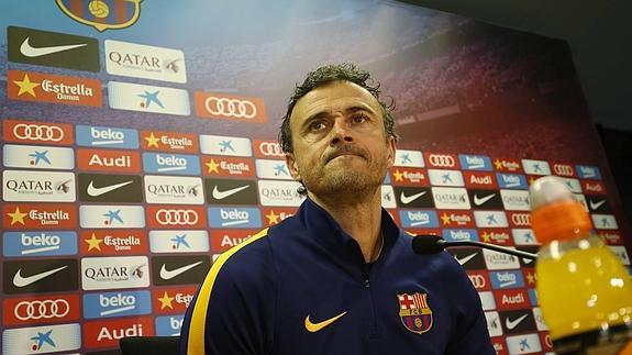 Luis Enrique, técnico del FC Barcelona.